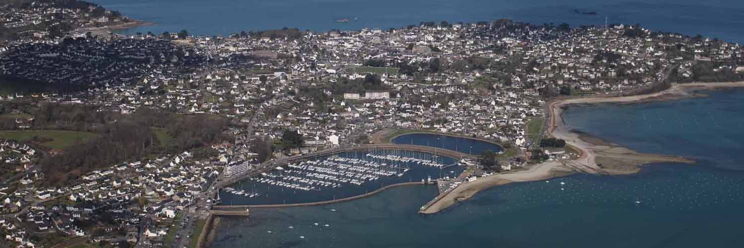 Perros-Guirec vue du ciel
